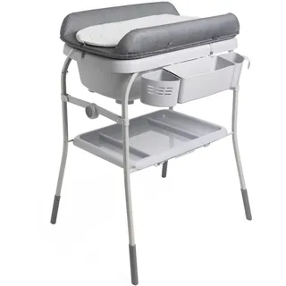 Chicco Cuddle & Bubble Babywanne mit Gestell, XXL Baby Badewanne mit Ständer, Badesitz e Ablaufsystem, Perfekt für die Dusche, Ab Geburt bis 3 Jahre, Ideal als Baby Geschenk