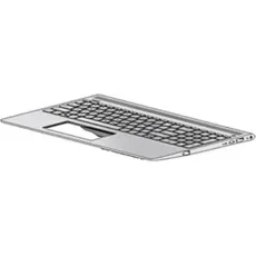 HP Top cover & Keyboard, Notebook Ersatzteile, Silber