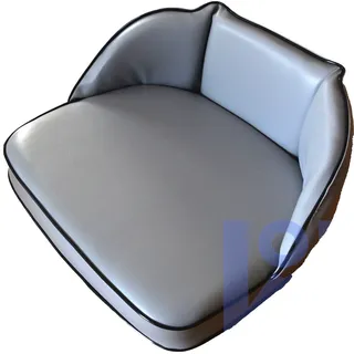 Schleppersitzkissen mit Lehne 20cm