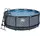Stone Pool 360 x 122 cm inkl. Filterpumpe, Abdeckplane, Poolleiter, Reparaturset
