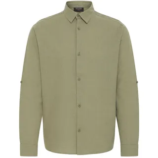 Indicode Leinenhemd »Leinenhemd IDMonko«, grün