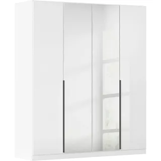 OTTO home Drehtürenschrank AGORDO 181 x 210 x 54 cm Hochglanz Weiß