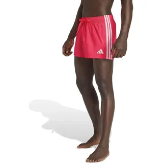 adidas 3-Stripes Badeshorts Solar Turbo/White M