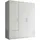 Drehtürenschrank Valencia 155 x 195 x 60 cm Weiß
