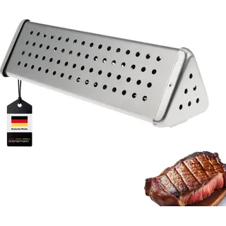 bremermann Räucherbox / Edelstahl, ca. 6 x 21 cm / Smokerbox BBQ für Raucharoma