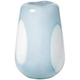 Broste copenhagen Vase 'Ada Dot' Plein Air Light Blue