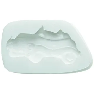 silikomart | CAR Silikon Zuckerpaste Form, 160 Maschine geformt Kuchen Dekoration Form, 50x20mm, Made in Italy