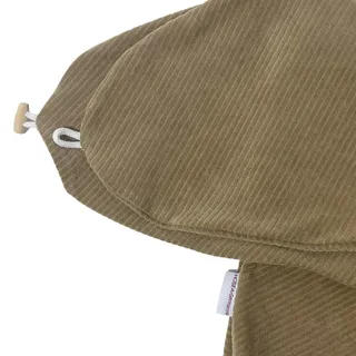 HOBEA-Germany Stillkissenbezug Ersatzbezug Modell: Cord Taupe | Wechselbezug FÜR KLEINE MISSGESCHICKE – Falls im Familienalltag mal etwas schiefgeht, OEKO-TEX® STANDARD 100 zertifiziert
