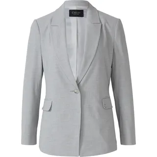 s.Oliver BLACK LABEL, Jackenblazer mit Logo Detail, grau,