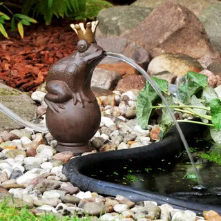 HI Wasserspeier Froschkönig Braun - Braun