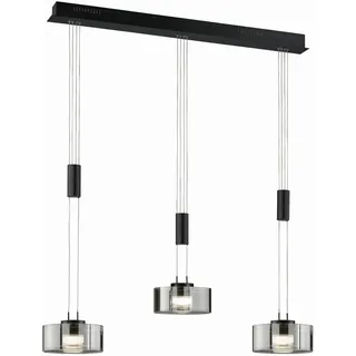 Led-Hängeleuchte , Metall, Glas , 20x160x100 cm , höhenverstellbar , Lampen & Leuchten, Leuchtenserien