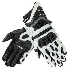 LEATHER GLOVES OZONE DROP EVO CE WHITE/BLACK XXL