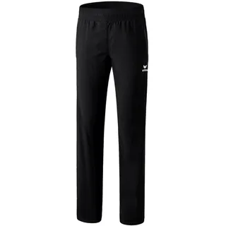 Erima Damen Hose mit durchgehendem RV, schwarz 38