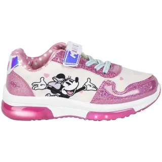 Sportschuh Mit PVC-Sohle Und Lichtern Minnie Rosa - T026 | Weiblich CERDà