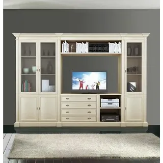 tv Schrank Wandschränke Regal Holz Wohnzimmer Möbel Neu Wohnzimmer Wandregal - Beige