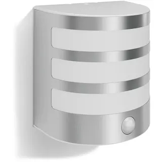 Philips Außenwandleuchte Edelstahl 13,0 cm inkl. Bewegungsmelder grau