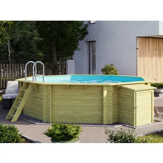Karibu Pool Modell 2 A 500 x 300 x 120 cm inkl. Sandfilteranlage und Skimmer