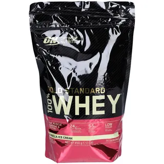 Optimum Nutrition Whey Vanille Ice Cream Pulver 450 g