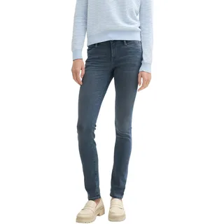TOM TAILOR Damen Jeans Alexa - Sllim Fit - Blau - Mid Stone Blue Grey Denim