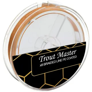 Trout Master Fine Gold X8 PE 0,10mm 8,2kg - 120m Angelschnur