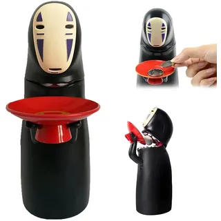 Spardose,Anime Kawaii MüNzen Spardose,Cartoon-Sparschwein mit Soundeffekten | Automatischem Schlucken von Münzen, Digitale spardose, Spardose Erwachsene Automatische Münzbank Geschenk Wohnaccessoires