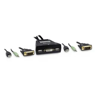 Inter-Tech KVM-LS-21DA - DVI / USB / Audio