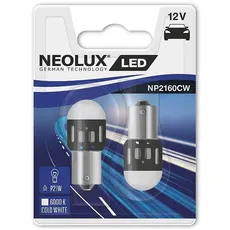 Neolux by Osram P21W BA15s LED 12V Cold White 6000K Bulb Style LED Innenraumbeleuchtung