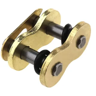Universal Motorrad Clipschloss Clip Kettenschloss für 525 VX Ring Teilung verstärkte Kette Verbindungsglied Gold
