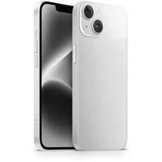 TF Skins passend für iPhone 13 Mini Skin Schutzfolie für die Rückseite und Seiten in edler Optik inkl. Kameraschutz Schutz vor Kratzern (Weiß)