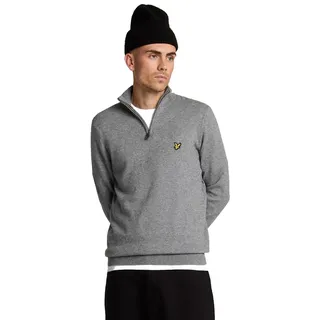 Lyle & Scott Premium Troyer Herren – Merinowolle | Half Zip Sweatshirt mit Basic Design | XS-XXL