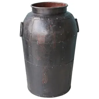 Romimex Vase, Schwarz, Metall, 50 x 78 x 50 cm