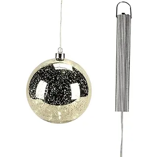 None Unbekannt Lucy LED-Kugel Gold 12 cm