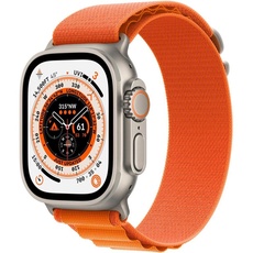 Bild Watch Ultra GPS+Cellular 49 mm Titaniumgehäuse, Alpine Loop orange M