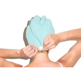 Celly Muitomas Haarturban für die Haare, Turban aus Mikrofaser, Haarhandtuch für Damen, Farbe Petrolblau