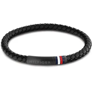 Tommy Hilfiger Jewelry Armband für Herren aus Leder Schwarz - 2790403