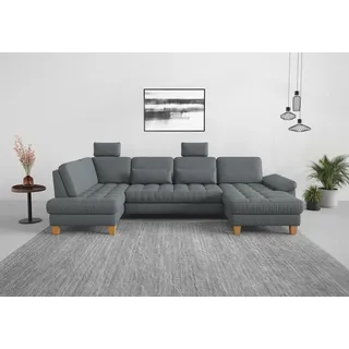 sit&more Wohnlandschaft »Westham U-Form« wahlweise mit Bettfunktion, Bettkasten, Sitztiefenverstellung,