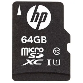 HP Micro Sdxc Cl10 U1, 64gb Speicherkarte Mit Adapter - Black / White