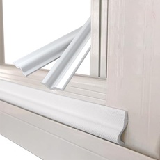800CM Weiß Dichtungsband Selbstklebend für Türen Fenster,Türdichtung fensterdichtung Schaumstoff Klebeband,zugluft isolierband Fenster abdichten,Zugluftstopper Fensterdichtband Abdichtband
