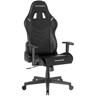Dxracer Gamingstuhl , Schwarz , Textil , Drehkreuz , 70x132x70 cm , Wippfunktion, Wippmechanik mit Härtegradeinstellung, inklusive Armlehnen, Nackenkissen abnehmbar, Lendenkissen abnehmbar, ergonomische Rückenlehne , Büromöbel, Bürostühle, Gaming-Sessel