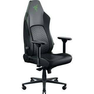 Razer Iskur V2 NewGen - Ergonomischer Gaming-Stuhl mit atmungsaktivem Gen-2 EPU-Leder mit Cooltouch Technologie - Hyperflex Lordosenstütze - breite Schulterbögen und Sitzfläche | Grün