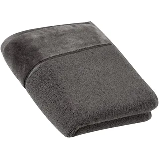 Vossen Handtuch , Grau , Textil , Uni , 50x100 cm , Made in Austria, Oeko-Tex® Standard 100 , saugfähig, Aufhängeschlaufe, angenehm weich, hochwertige Qualität, Bordüre, schadstoffgeprüft , Heimtextilien, Badtextilien, Handtücher