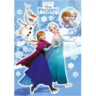 KOMAR Deko-Sticker Anna Und Elsa 50 x 70 cm