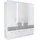 Drehtürenschrank Bremen 181 x 199 x 58 cm Weiß