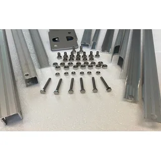 Blueclean Flachdach Montageset Solarthermie für Kollektor mit 30 R√∂hren