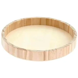 Tablett rund aus Holz 20 cm