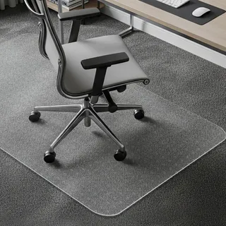 COSYLAND Bodenschutzmatte Bürostuhl, Schreibtischstuhl Unterlage transparent, Bodenschutzmatten für Bürostühle, 90 x 120 cm