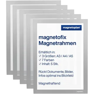 Magnetoplan Magnetrahmen silber| A4