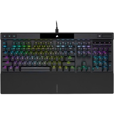 Corsair K70 RGB PRO kabelgebundene mechanische Gaming-Tastatur (Cherry MX RGB-Geschwindigkeitsschalter: linear und schnell, 8.000 Hz Hyper-Polling, PBT Double-Shot Pro Tastenkappen, NA,Schwarz