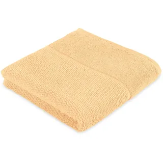 frottana Pearl Handtuch 50 x 100 cm aus 100% Baumwolle, maize
