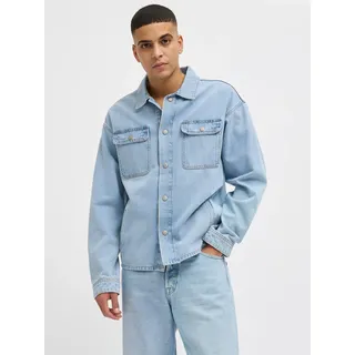 Jack & Jones Jeanshemd »JJICHASE JJOVERSHIRT MF 903 SN«, blau